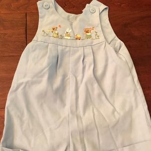 Boys embroidered one piece.